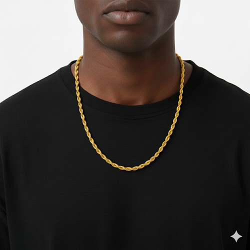 Chaîne Rope Argentée