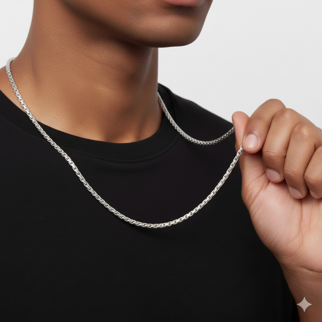 Chaîne Gourmette Argenté
