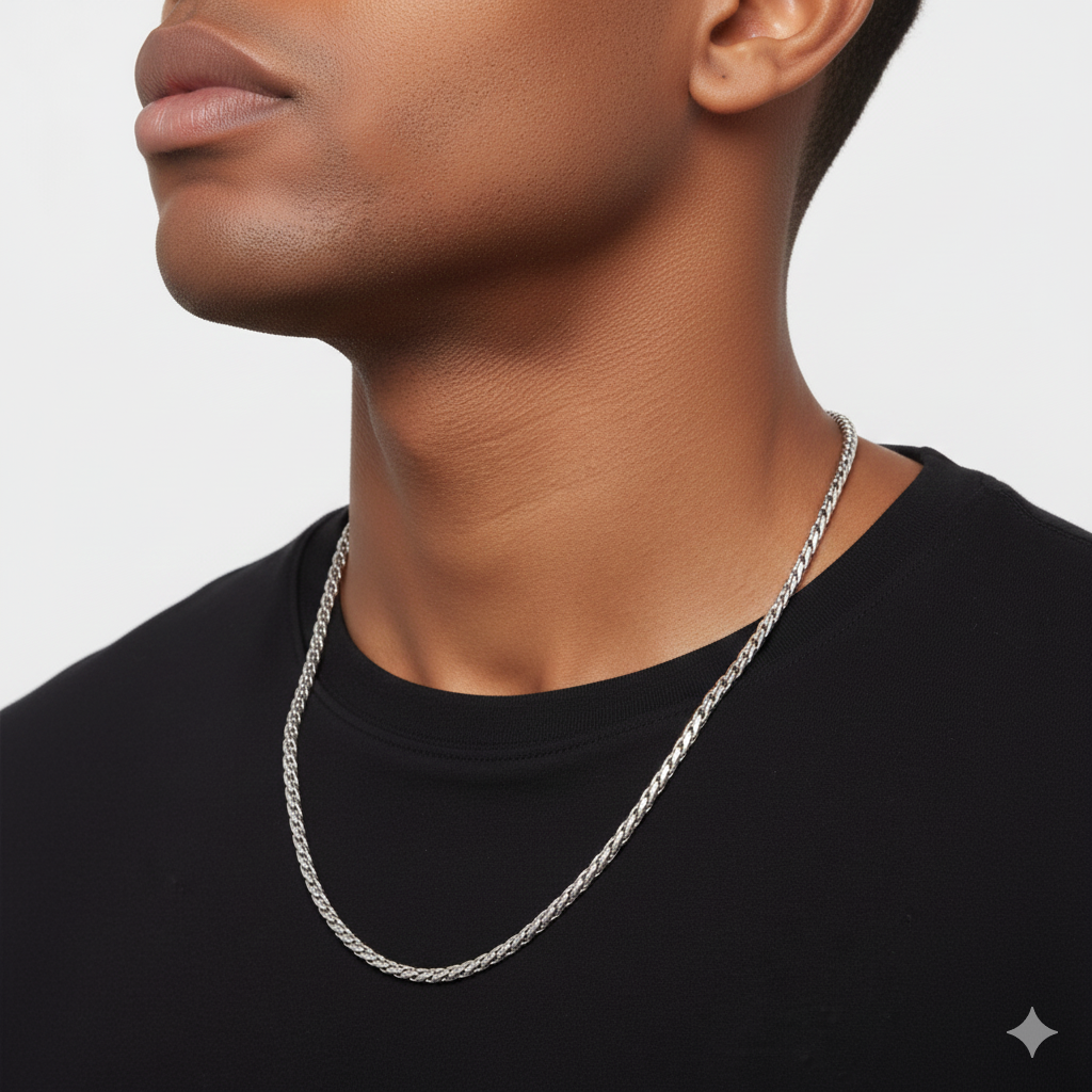 Chaîne Gourmette Argenté