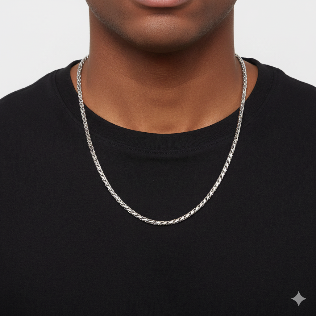 Chaîne Gourmette Argenté